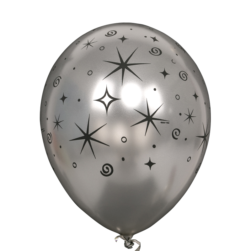 PARTYMALL趴踢猫11寸圆形橡胶进口印花气球星空气球生日派对装饰 - 图3