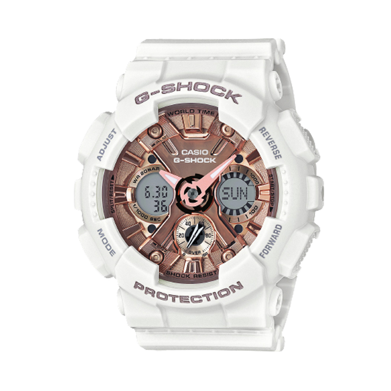 卡西欧G-SHOCK独角兽夜跑精灵GMA-S120MF防水抗磁潮流运动女表