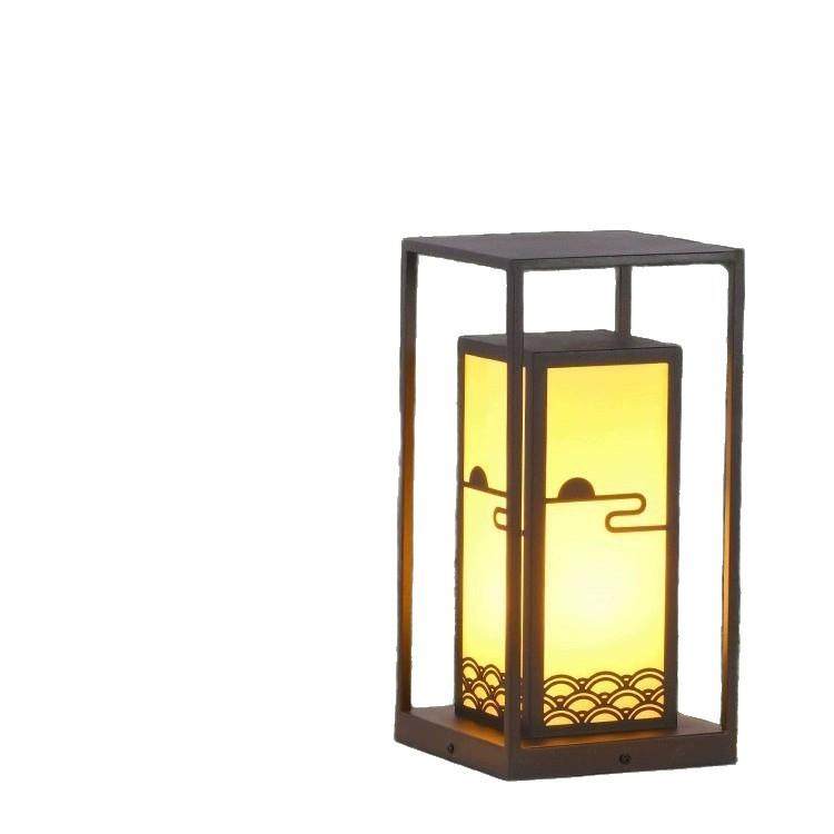 LED草坪灯防水方形景观灯庭院灯花园灯中式铁艺装饰柱头大门围墙,淘宝优惠券,粉丝福利购,淘宝优惠卷