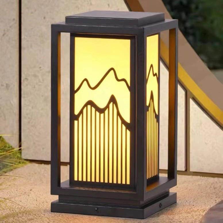 LED草坪灯防水方形景观灯庭院灯花园灯中式铁艺装饰柱头大门围墙,淘宝优惠券,粉丝福利购,淘宝优惠卷