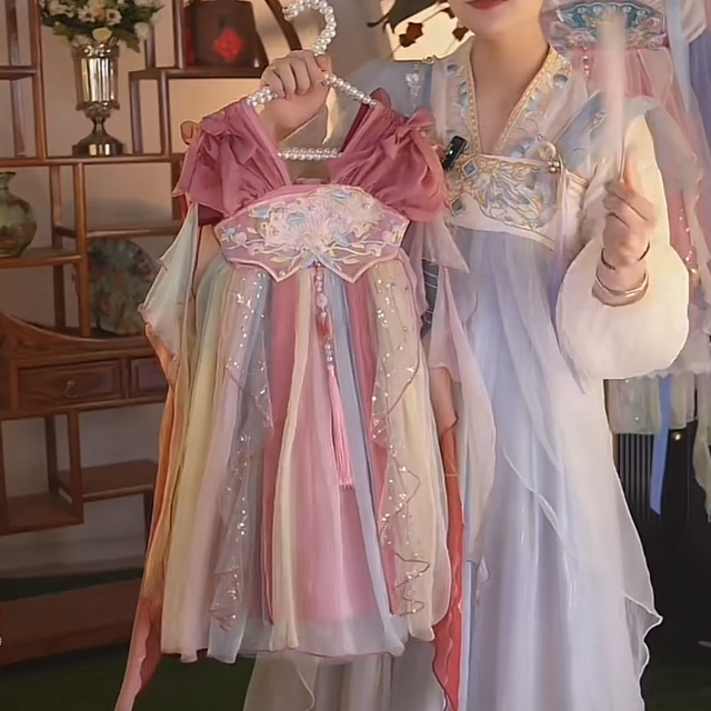 Dress 2024 new summer style girls Chinese style ancient style