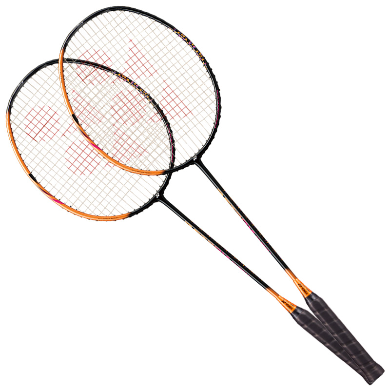 尤尼克斯YONEX羽毛球拍对拍全碳素攻守兼备天斧F级约73克AXSM橙色 - 图1