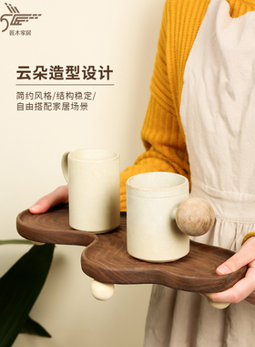 匠木家居木制桌面首饰展示架/盘