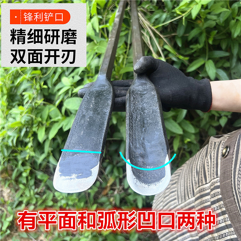 一体实心锻打弹簧钢树铲挖洞坑移植铁锹挖树锹撬杠挖掘长镐直锹圆,淘宝优惠券,粉丝福利购,淘宝优惠卷