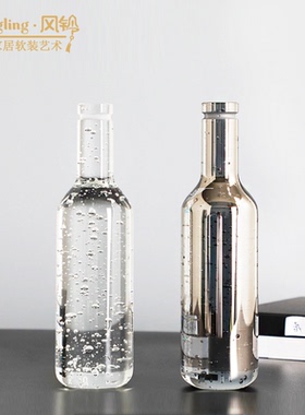 轻奢简约气泡水晶摆件玄关书房