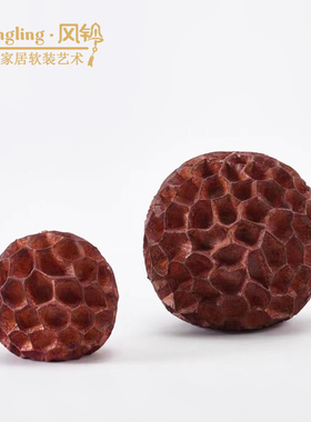 简约现代几何白色树脂球摆件售楼处样板间书桌茶几酒店摆设