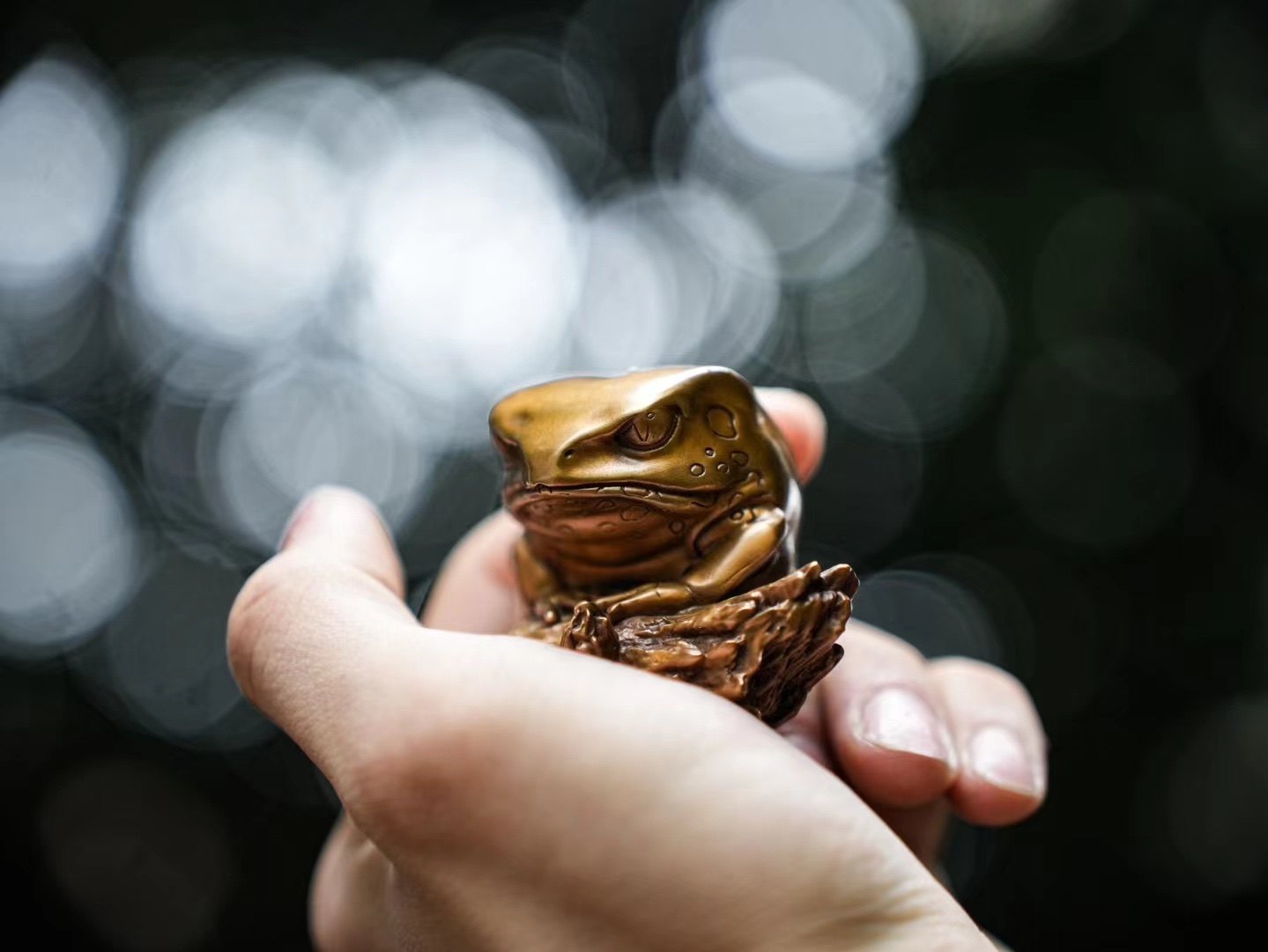 博物志原创出品 蛙星球系列巨人猴树蛙 茶宠手把件摆件潮玩蛙模型,淘宝优惠券,粉丝福利购,淘宝优惠卷