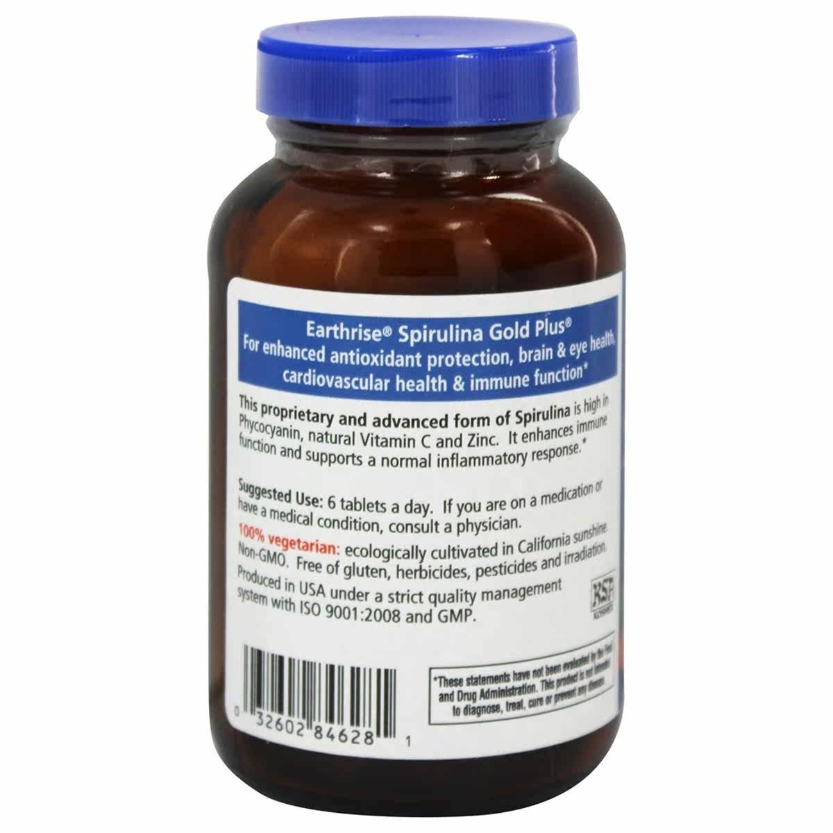 earthrise螺旋藻/黄金加强型胶囊 LuckyVitamin海外其他膳食营养补充剂
