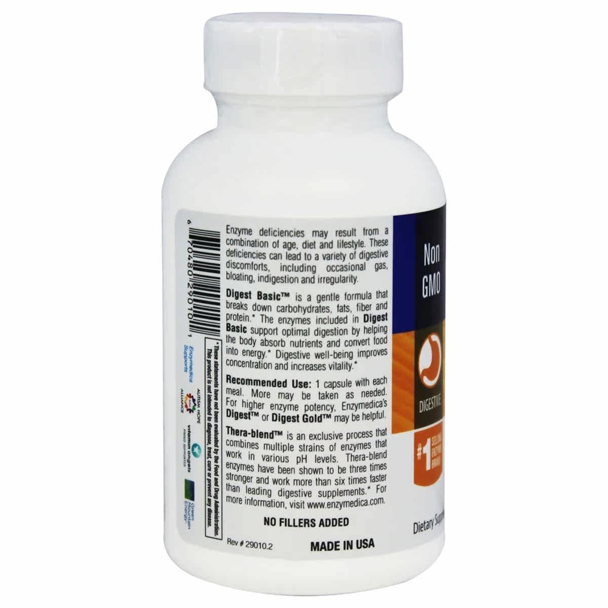 enzymedica基础消化必需酶粒胶囊 LuckyVitamin海外酵素