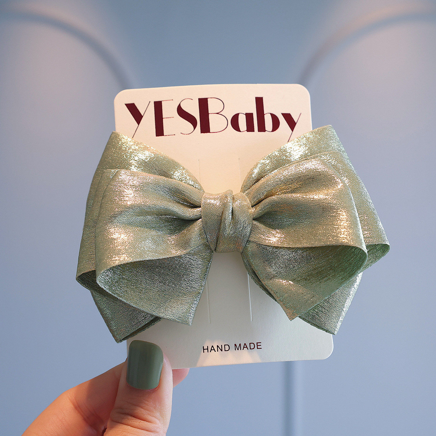 纯色高级感亮丝蝴蝶结发夹女孩精致公主顶夹头饰儿童百搭马尾发卡,淘宝优惠券,粉丝福利购,淘宝优惠卷