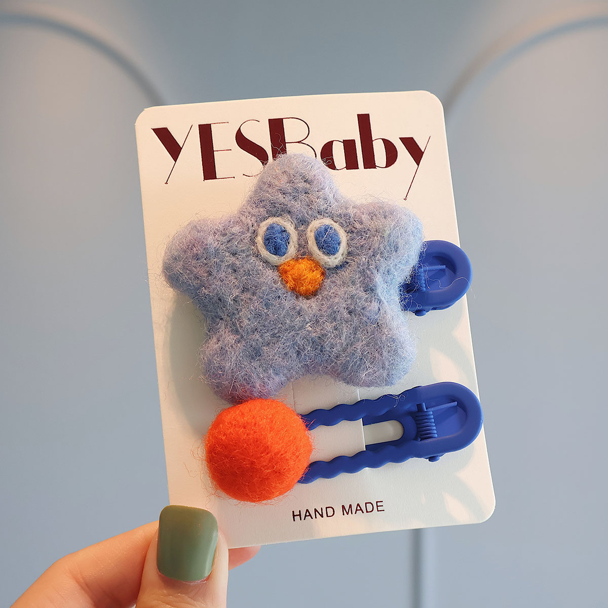 趣味可爱儿童秋冬毛毡卡通五角星发夹刘海对夹搞怪爱心后脑勺头饰,淘宝优惠券,粉丝福利购,淘宝优惠卷