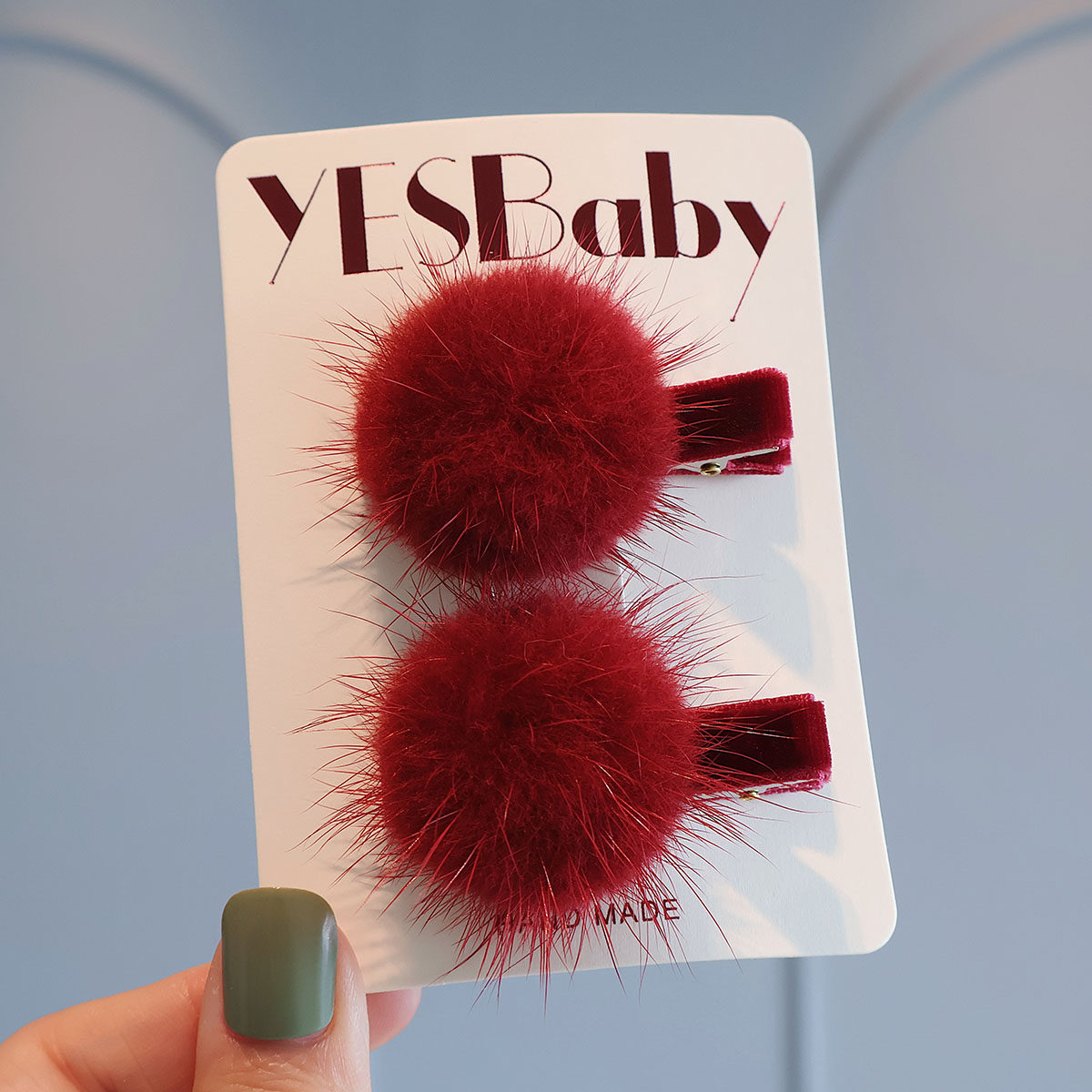 秋冬可爱毛茸茸水貂毛球宝宝发夹甜美百搭刘海头饰儿童过新年对夹,淘宝优惠券,粉丝福利购,淘宝优惠卷