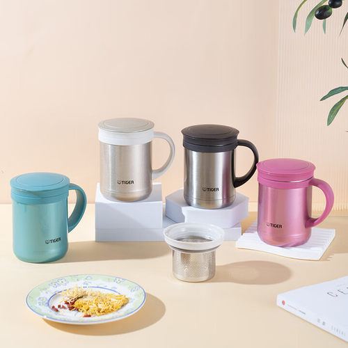 tiger虎牌保温杯CWM-A035/A050茶滤网304不锈钢办公杯男水杯正品 - 图1