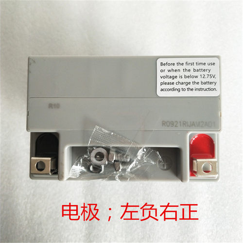 嘉陵JH600专用摩托车电瓶12v14L-A2川崎KLR650 JH600边三轮蓄电池 - 图1