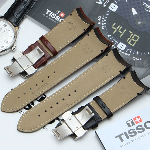 Tissot, ремешок для часов, из натуральной кожи, 22mm