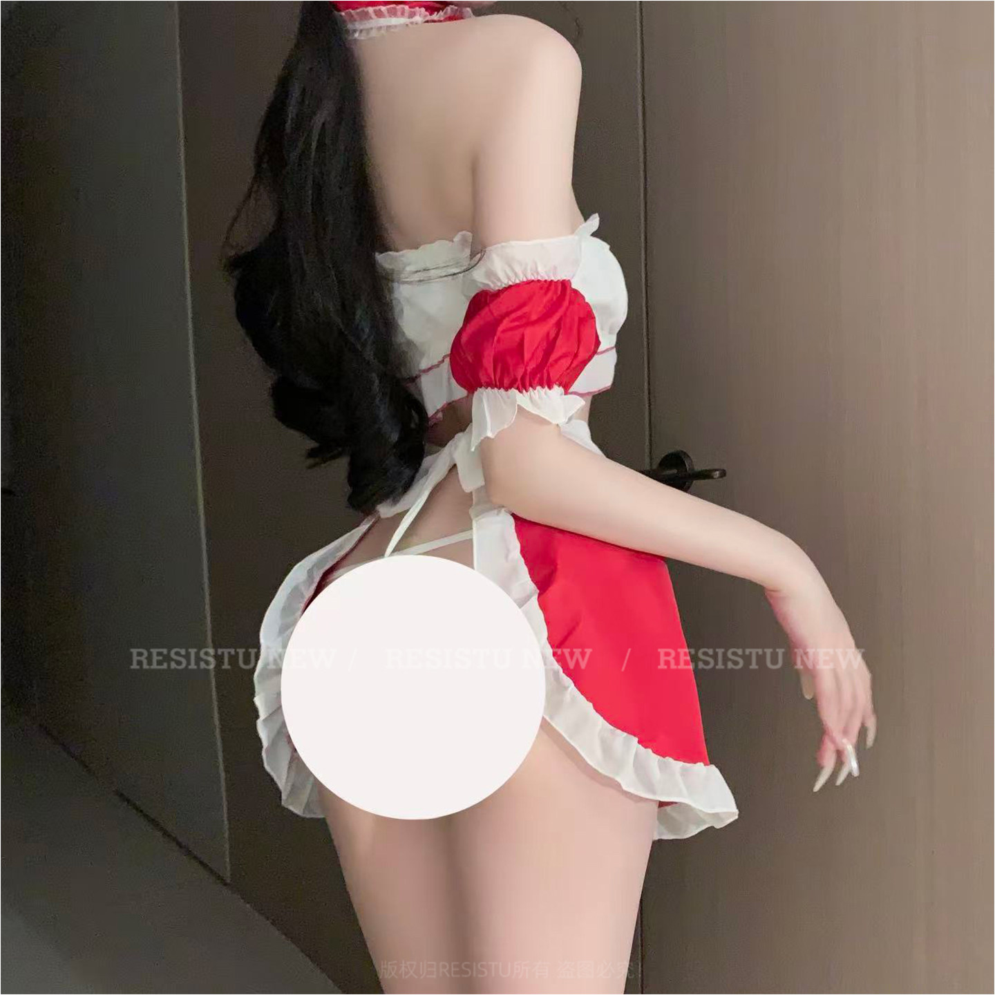 RESISTU驯鹿少女 圣诞节性感趣味睡衣日系围裙女仆制服套装睡裙女,淘宝优惠券,粉丝福利购,淘宝优惠卷