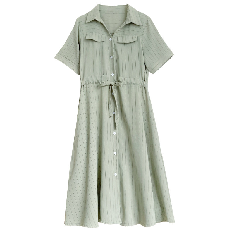 孕妇夏外出潮妈上班中长款连衣裙 幽悦连衣裙