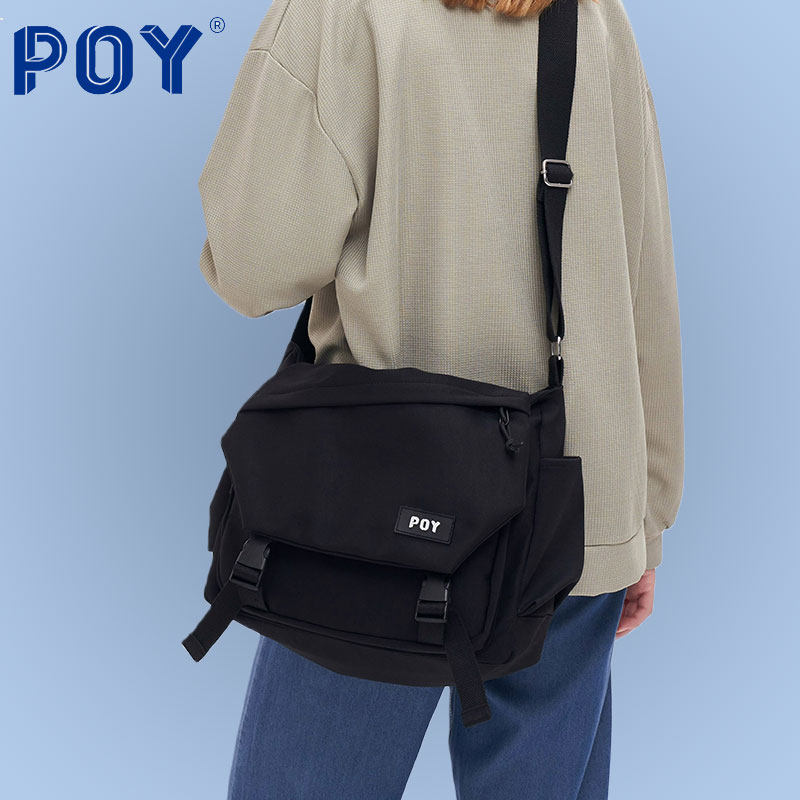 poy女大容量大学生上课包通勤男包 POY女士包袋