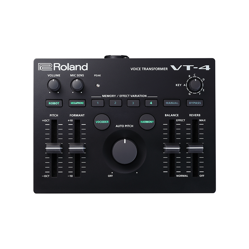 Roland罗兰AIRA VT-4 演唱人声效果器处理器DJ音准变调声码器 - 图3