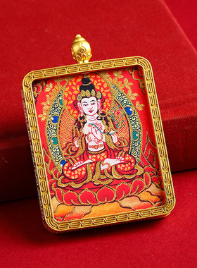 手绘描金八大守护神五爷