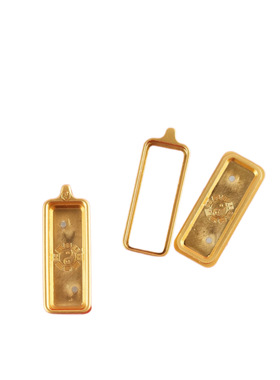 金色道家嘎呜盒1*3小卡吊