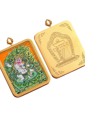 藏式唐卡描金半手绘粗款