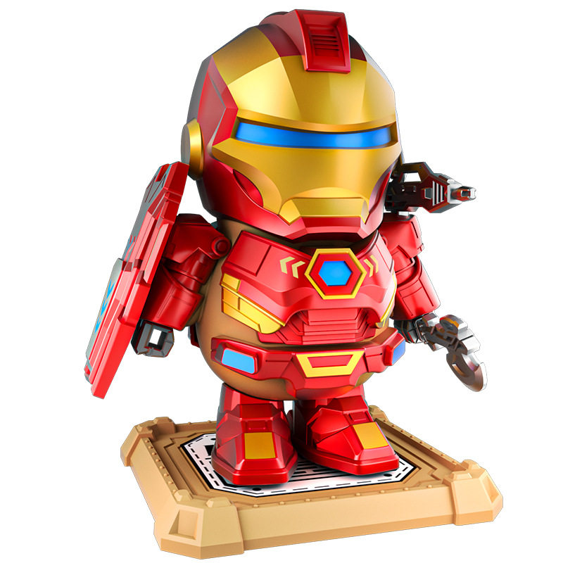 爆款钢铁水豚磁吸拼装变形机器人机甲公仔模型摆件游戏周边小玩具,淘宝优惠券,粉丝福利购,淘宝优惠卷