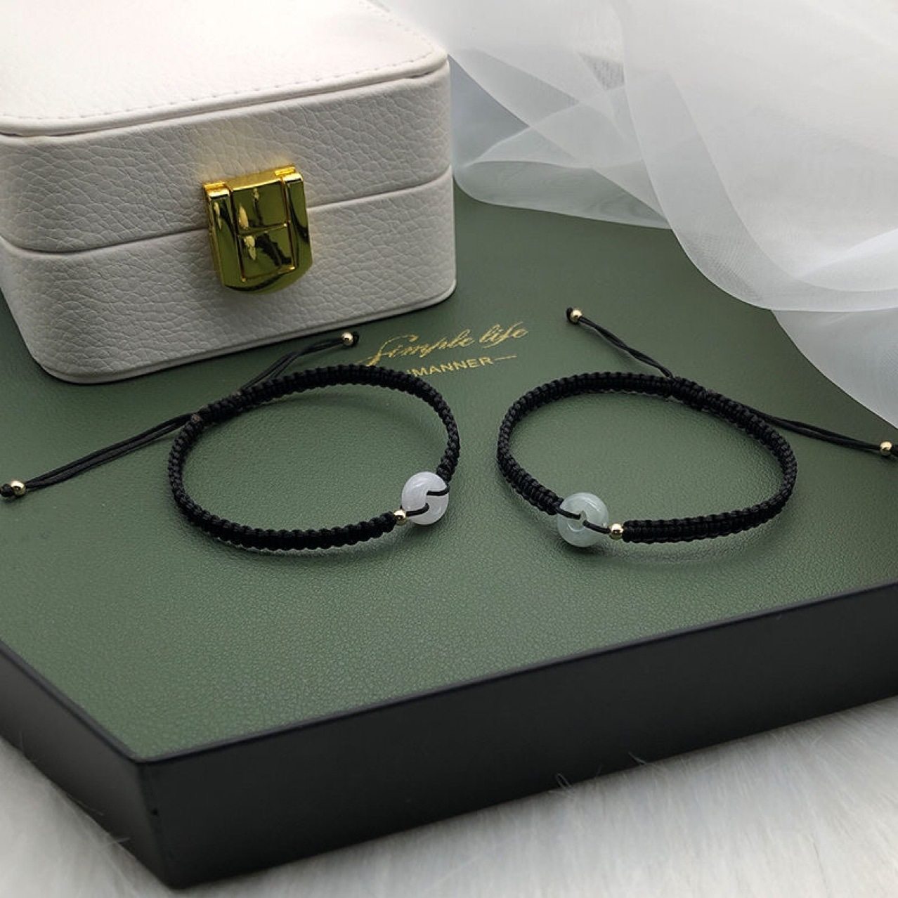 平安喜乐平安扣情侣编织手工手绳ins轻奢高级设计手链2022潮流,淘宝优惠券,粉丝福利购,淘宝优惠卷