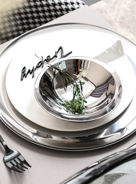 【设计师推荐】北欧简约极简风格样板间西餐具套装餐桌摆台高级感