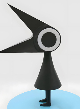 【八度空间】现代样板间儿童房书桌抽象小鸟笔筒组合桌面饰品摆件