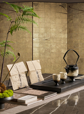 八度空间新中式宋氏美学样板间售楼处茶室茶具茶壶杯茶盘装饰摆件