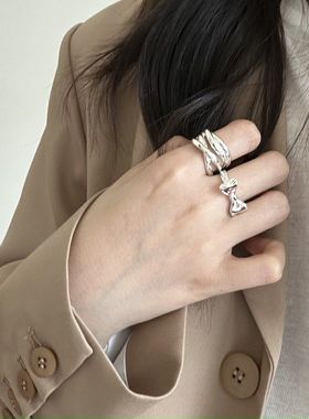 纯银s925公主风蝴蝶结甜美素银