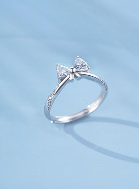 浪漫开口调节可戒指精致阿宝999