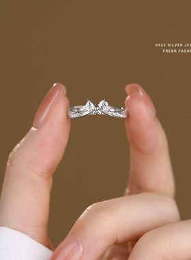 调节纯银甜美锆石清新在逃公主