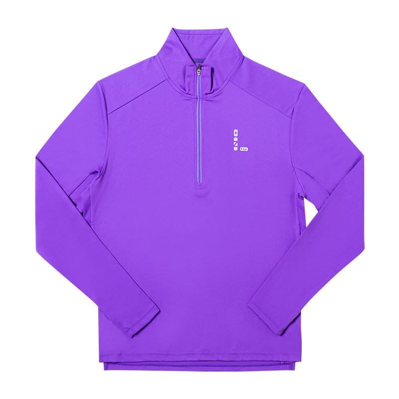 零阻力新款半拉链长袖上衣男女速干健身训练跑步运动外套t恤订制,淘宝优惠券,粉丝福利购,淘宝优惠卷