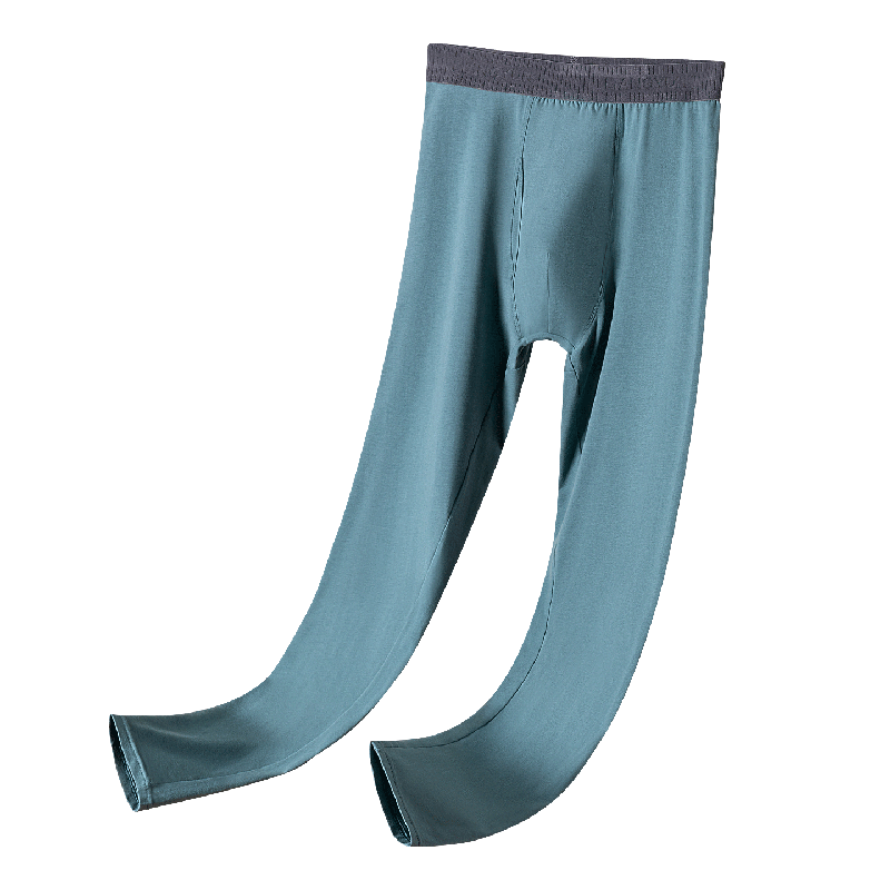 秋裤男士纯棉打底裤线裤薄款保暖裤男款2025新款抗菌全棉毛裤冬季