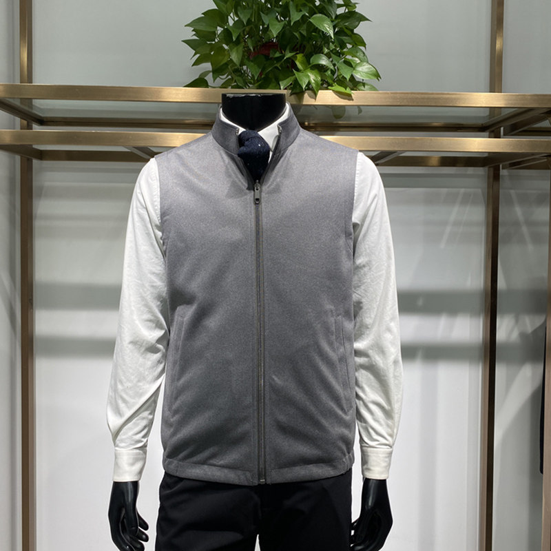 两面穿25年秋季新品男士马甲上衣商务休闲拉链背心外套领佐诺依,淘宝优惠券,粉丝福利购,淘宝优惠卷
