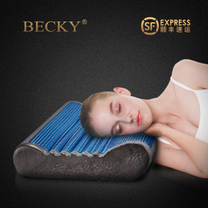 BECKY记忆枕头凝胶护颈枕成人颈椎枕失眠枕健康助睡眠专柜正品