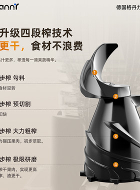 德国格丹力原汁机渣汁分