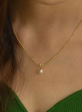 小众轻奢高级感吊坠项链锁骨链