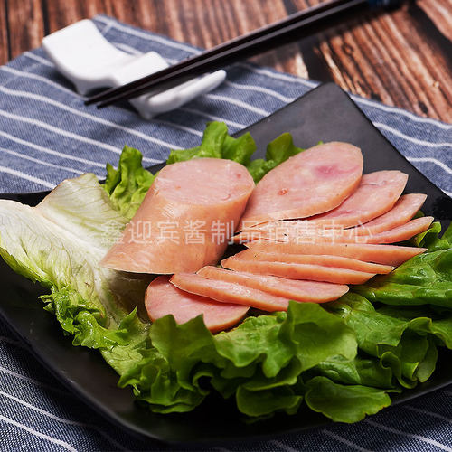 天津国顺蒜味香肠老北京白蒜肠大火腿蒜蓉香肠小包装即食火腿肠 - 图0