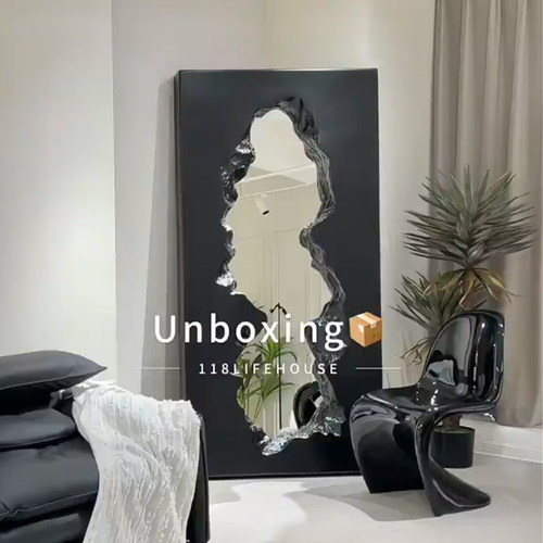 意大利破碎镜丹尼尔联名侵蚀落地全身镜broken mirror艺术穿衣镜 - 图3