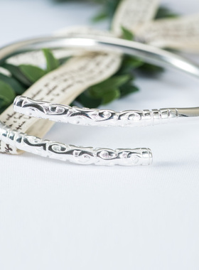 纯银情侣紧箍咒至尊宝送女友手镯