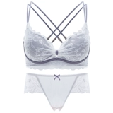 Тонкое сексуальное нижнее белье, кружевной поддерживающий летний бюстгальтер пуш-ап, красивая спина, сезон 2021