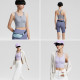 Banana Nitrogen 704Dry Quick-dry Quick-bra zipper ດ້ານຫນ້າ