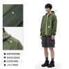 Jiao Nei Hot Leather 501++ Men's Windproof Plus Velvet Hooded Slim Soft Shell Functional Jacket Charge Warm Jacket