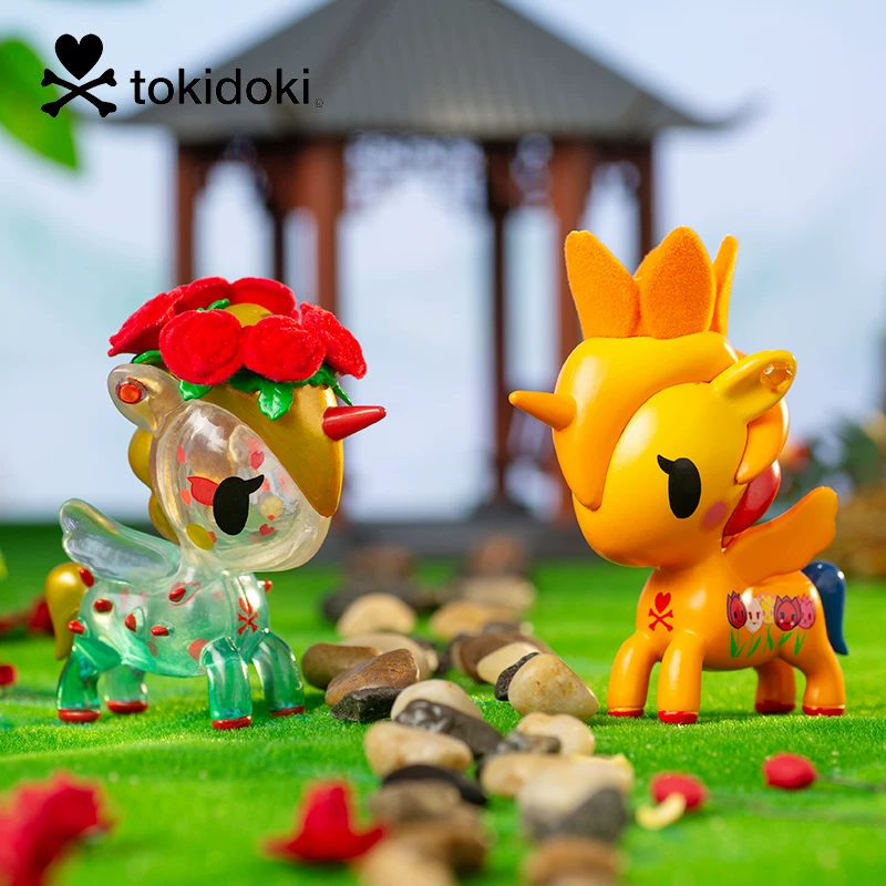 Первый сезон коллекции TOKIDOKI Tao Qiduqi единороги вера серия слепого бокса tide игра подарки ручной работы на подставке swing