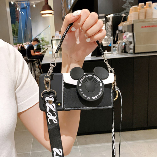 新款适用华为荣耀90手机壳nzone50pro零钱包mate50/30/40pro斜挎背带荣耀50/80/70带挂绳v40/v30/v20全包镜头 - 图0