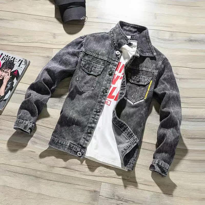 工装牛仔外套男士电焊防溅耐磨外衣 Boom厂家批发夹克