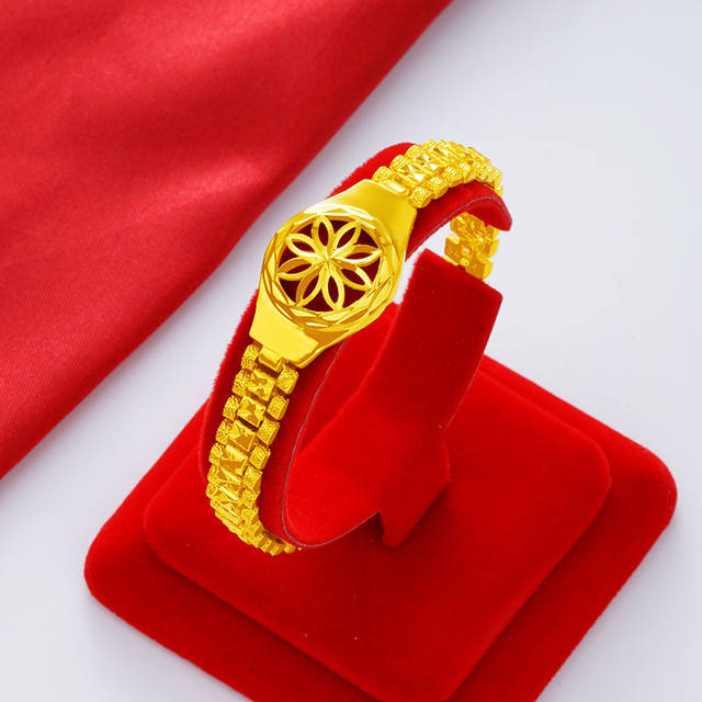 New Vietnamese sand gold watch chain for women